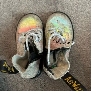 Toddler colorful speckled Dr. Marten boots